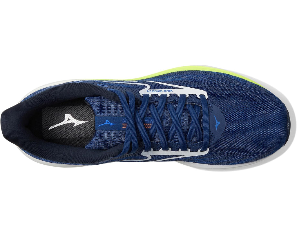 Men's Mizuno Wave Rider 29 Estate Blue/White