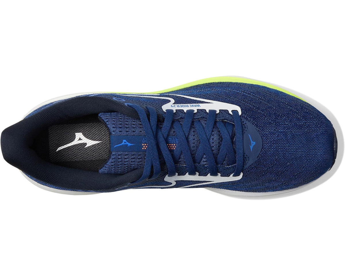 Men's Mizuno Wave Rider 29 Estate Blue/White