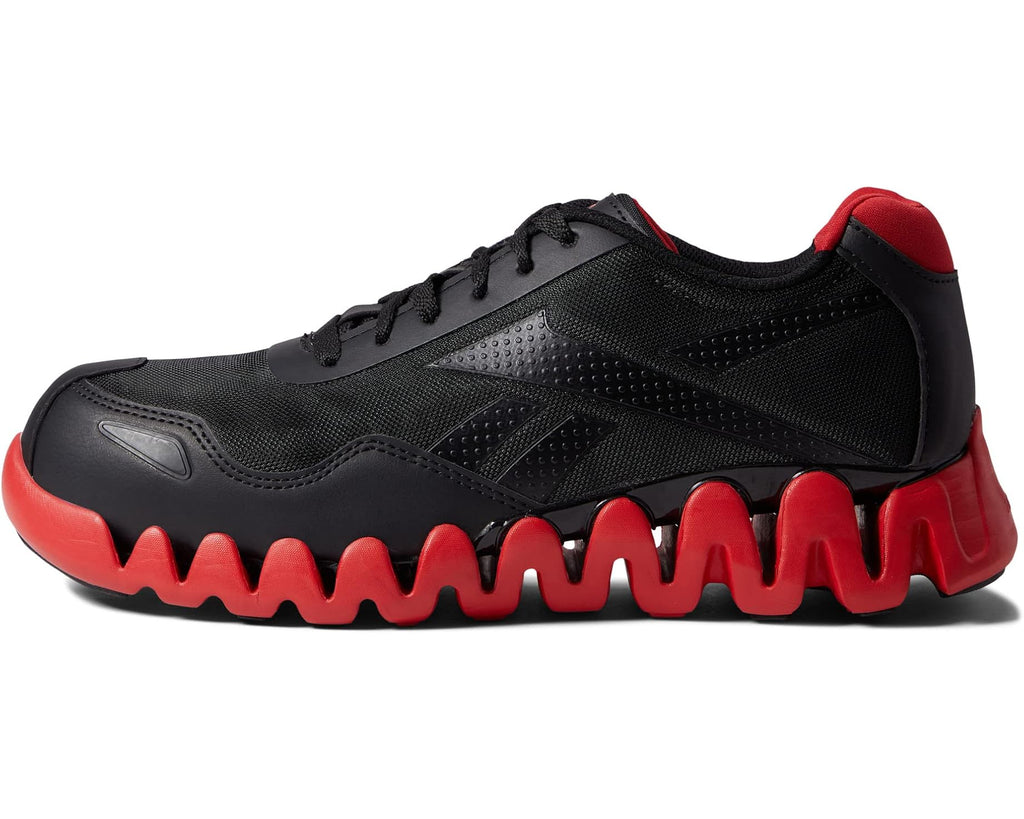 Men's Reebok Work Zig Pulse Work SD10 Comp Toe Black/Red