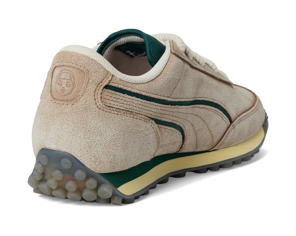 Men's PUMA Easy Rider Squid Game Shoes Alpine Snow/Dark Myrtle/Club Red