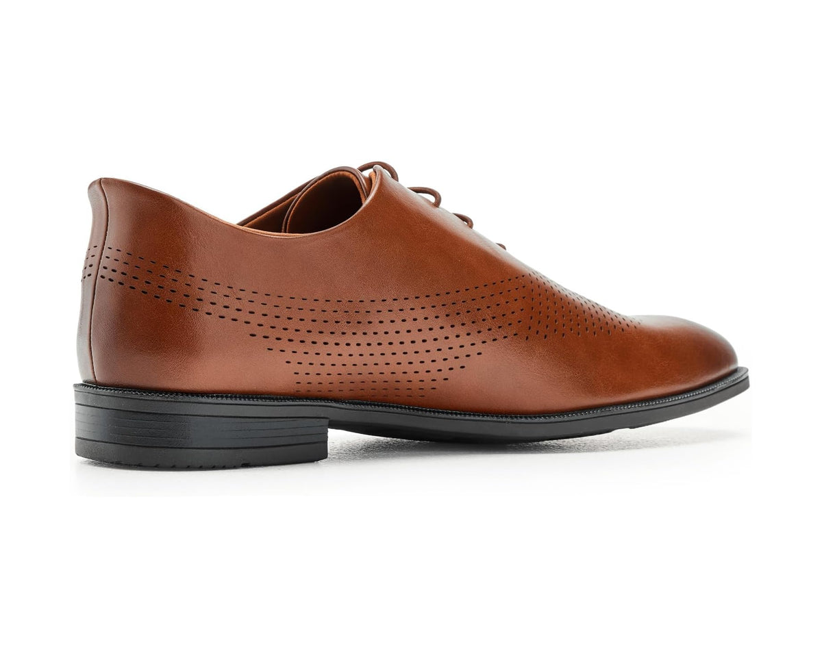 Men's Marc Joseph New York East Road (Hands Free Technology) Cognac Faux Leather