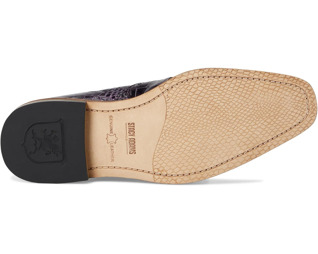 Men's Stacy Adams Travato Wingtip Lace-Up Purple Multi