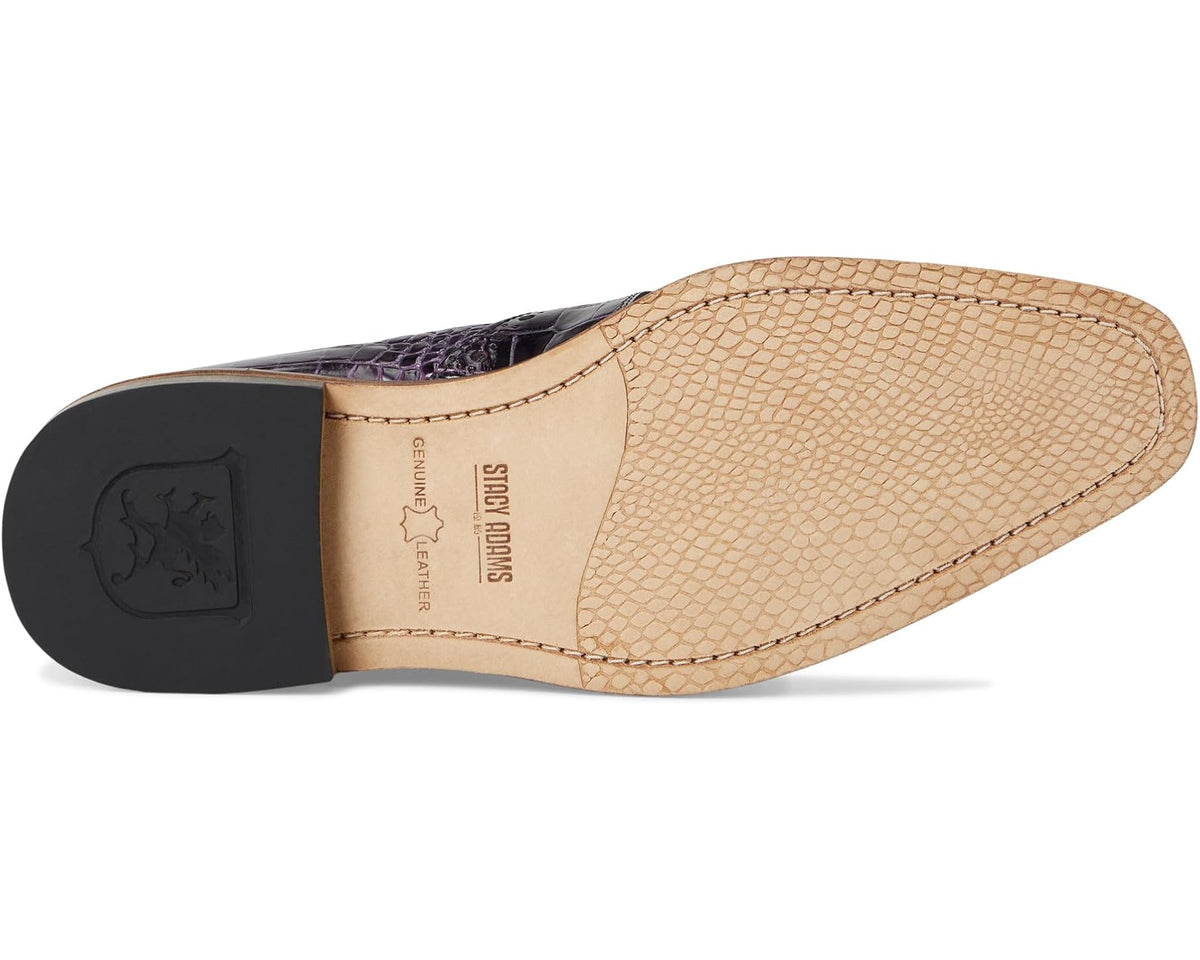 Men's Stacy Adams Travato Wingtip Lace-Up Purple Multi
