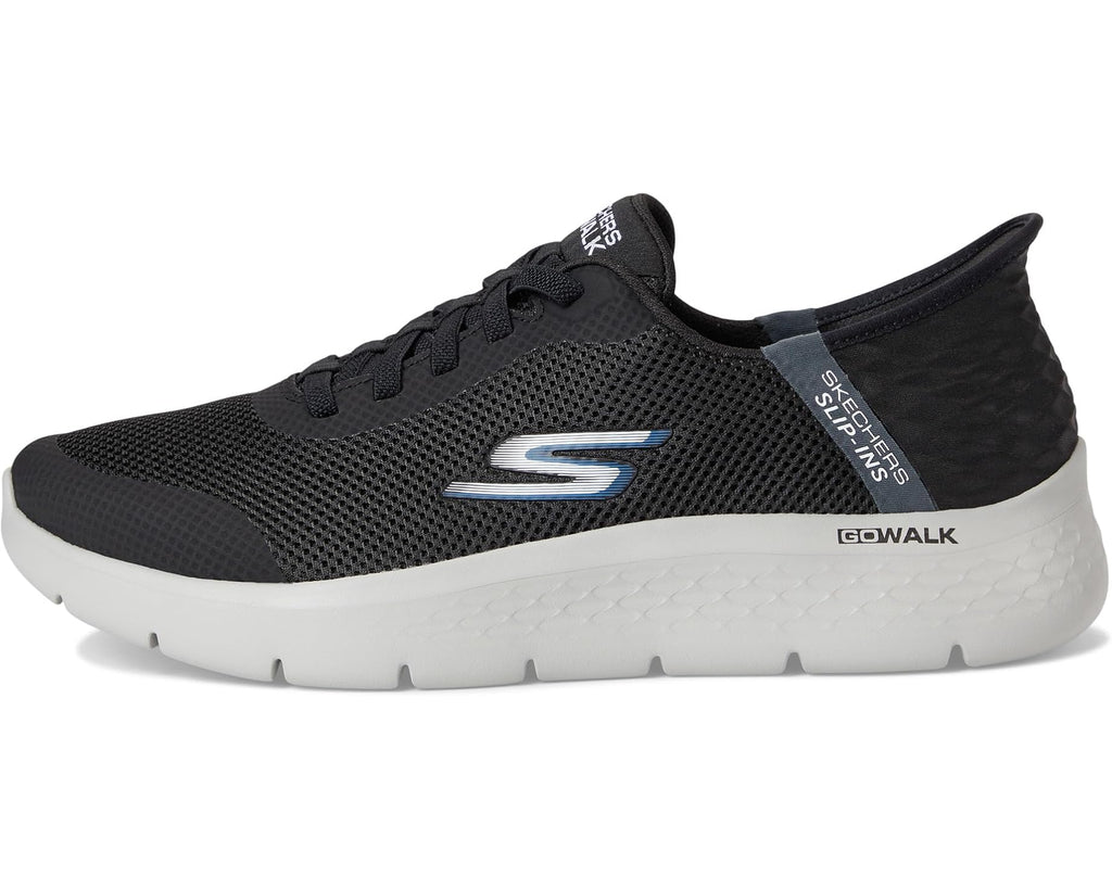 Men's SKECHERS Performance Go Walk Flex - Hands Up Hands Free Slip-Ins Black/Grey