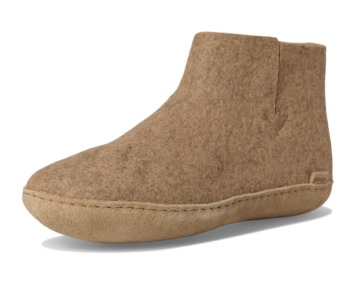 Unisex Glerups Wool Boot Leather Outsole Sand
