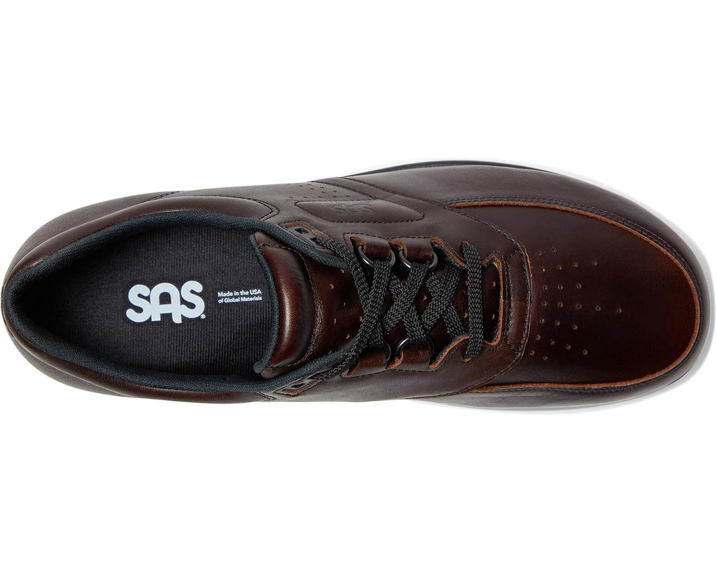 Men's SAS Time Out Lace Up Comfort Walking Shoe Cacao