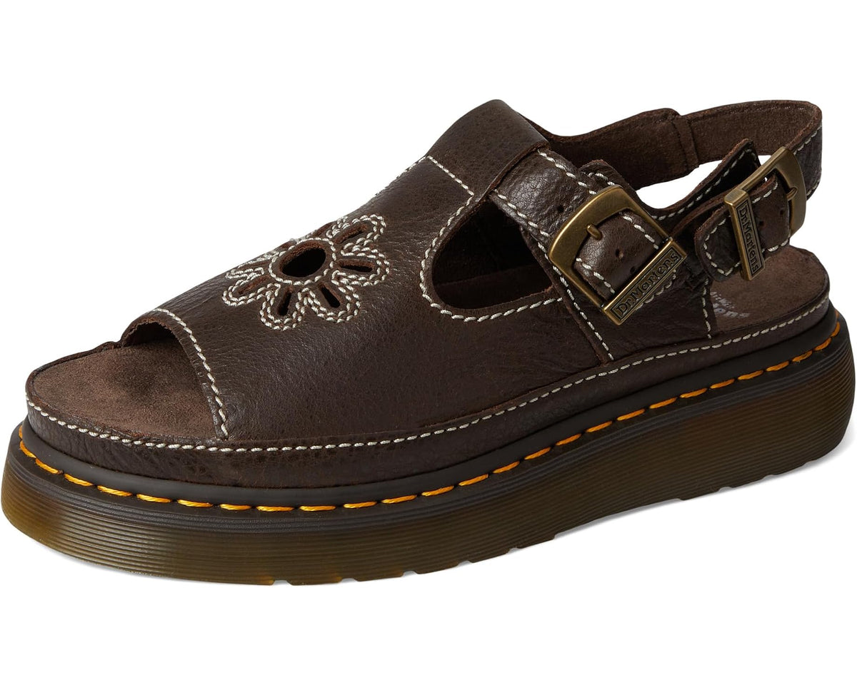 Unisex Dr. Martens Dunnet Flower Kelp Brown
