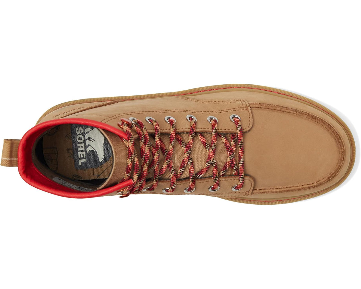 Men's SOREL Slabtown 62™ Moc Toe Gear Chk WP Caribou Buff, Caribou Beige