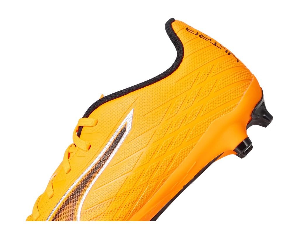Men's PUMA Ultra 6 Play Firm, Artificial Ground Soccer Cleats Heat Fire/Black/Glowing Red