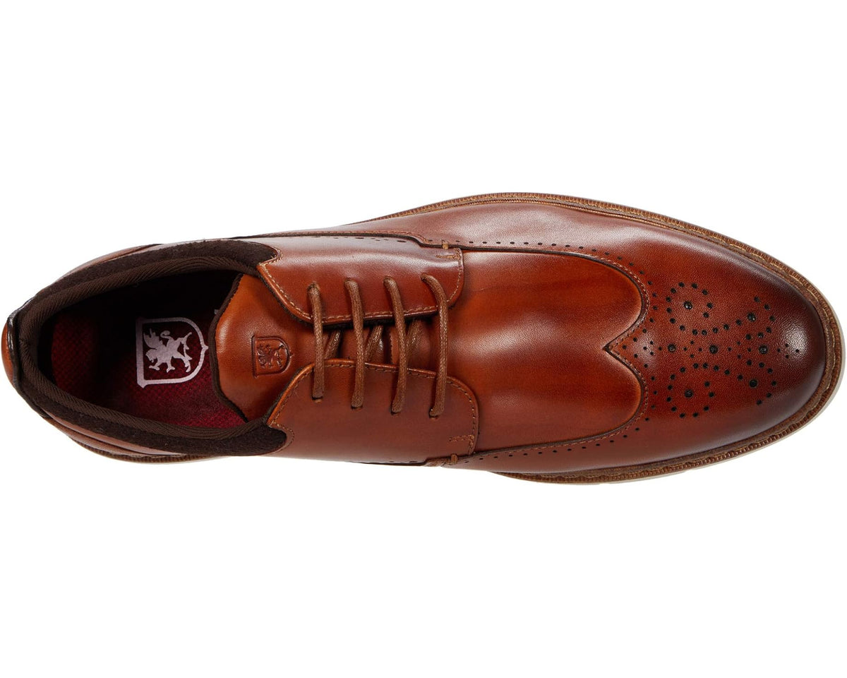 Men's Stacy Adams Synergy Wing Tip Oxford Cognac