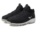 Men's Mizuno Ambition 3 BB Mid AS Baseball Cleats Black/White