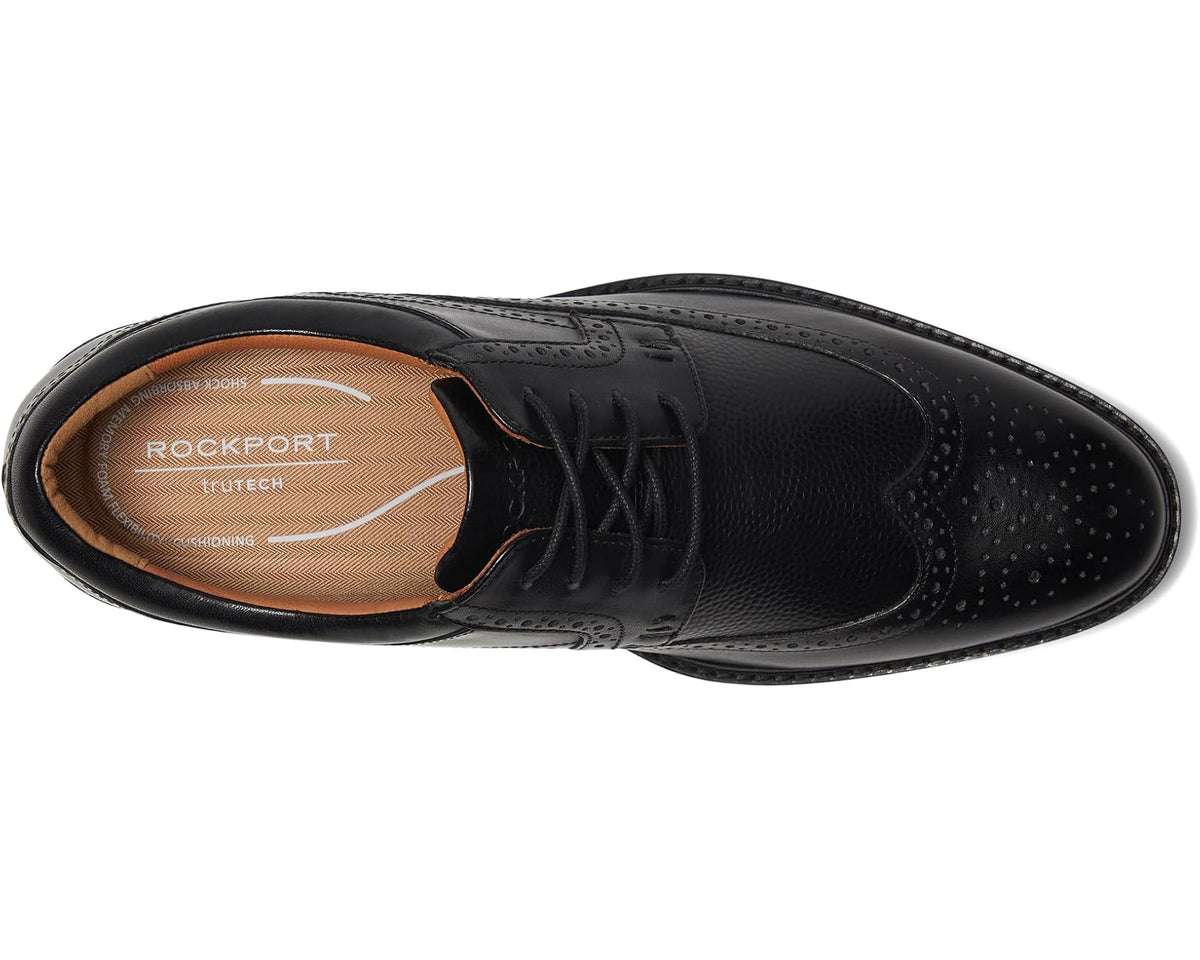 Men's Rockport Fallo Black Leather
