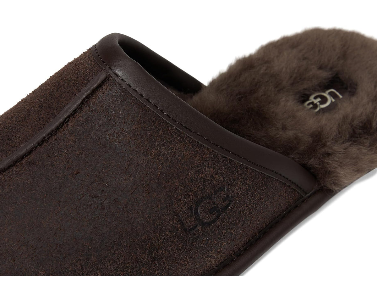 Men's UGG Scuff Leather Distressed Dusted Cocoa