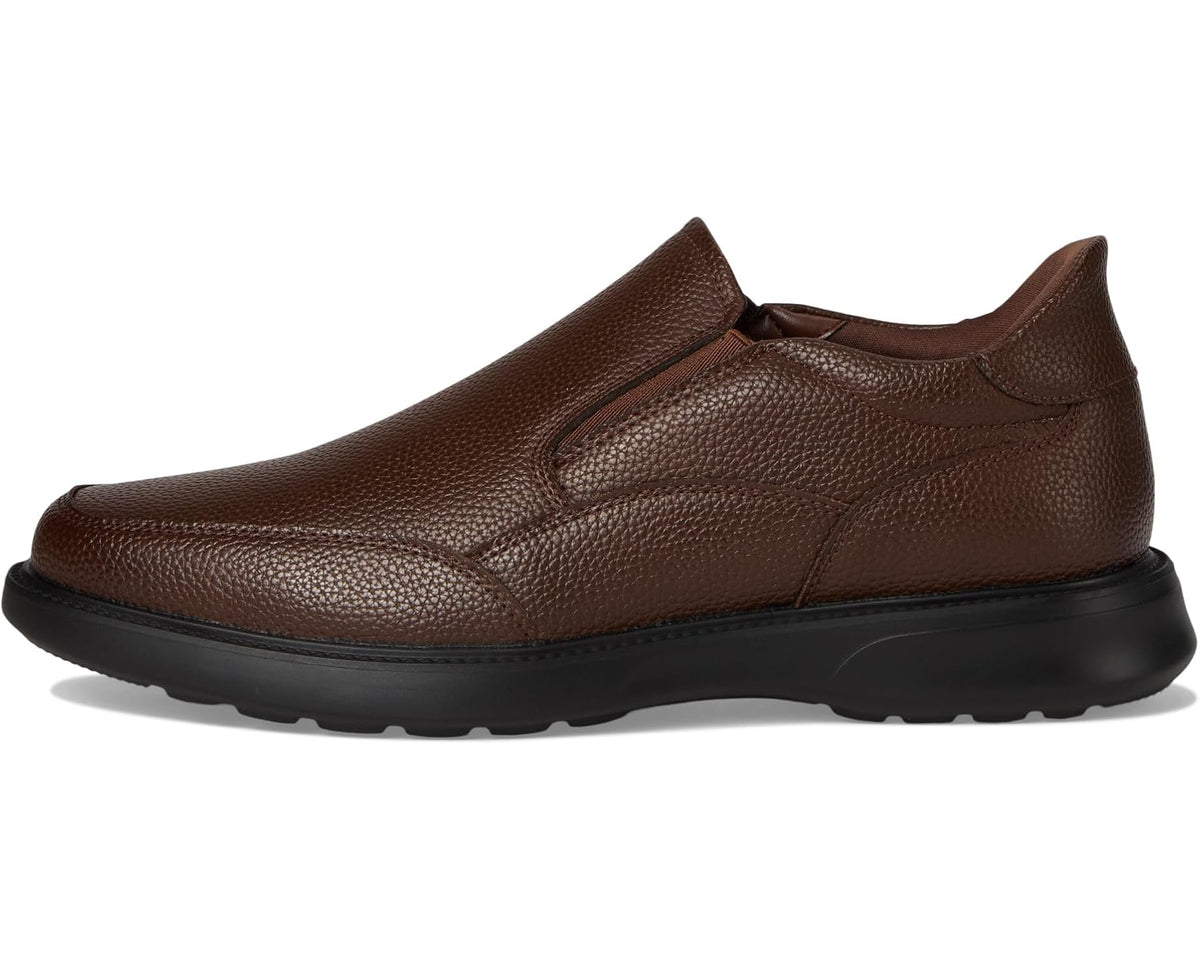 Men's Marc Joseph New York Chicago Road (Hands Free Technology) Brown Grainy Leather