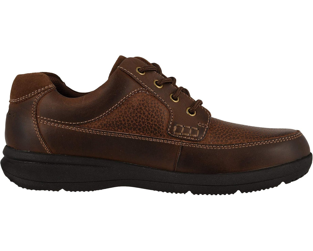 Men's Nunn Bush Cam Oxford Casual Walking Shoe Brown Crazy Horse