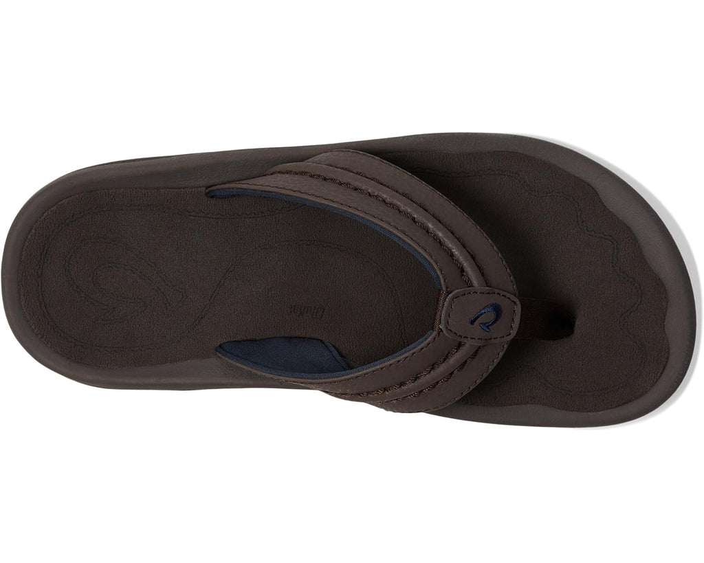 Men's OluKai Hokua Dark Wood/Dark Wood