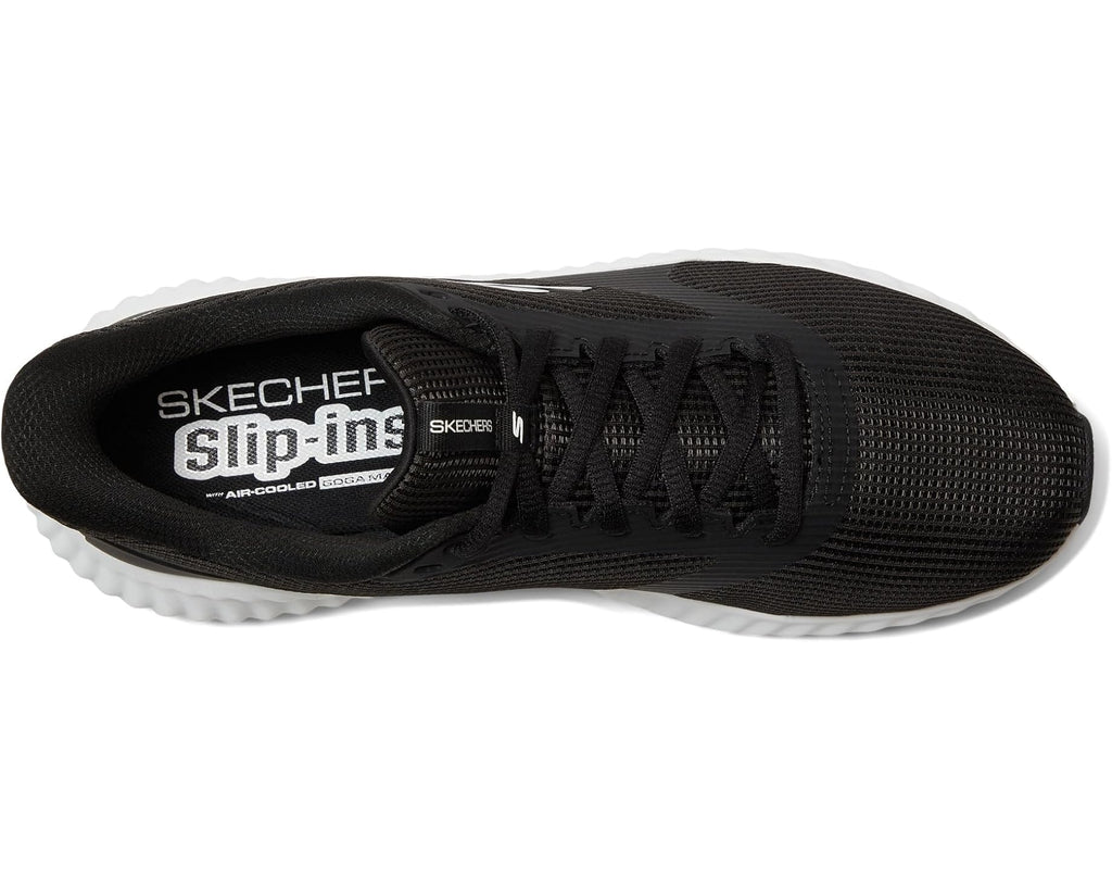 Men's SKECHERS Hands Free Slip-ins Go Run Now Sneaker Black/White