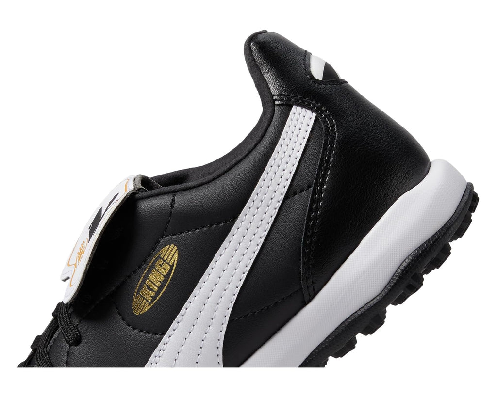 Men's PUMA King Top Turf Training Soccer Cleats PUMA Black/PUMA White/PUMA Gold