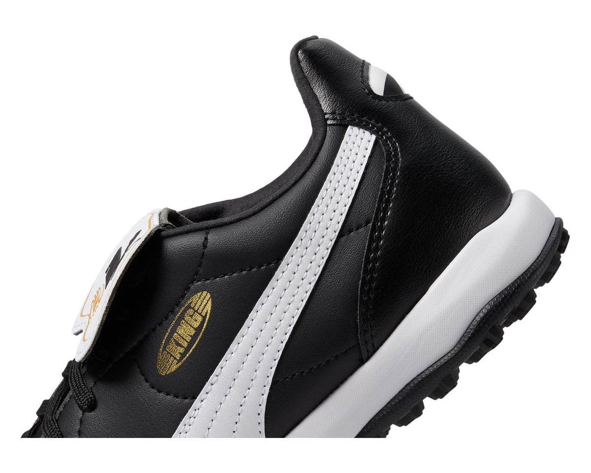 Men's PUMA King Top Turf Training Soccer Cleats PUMA Black/PUMA White/PUMA Gold