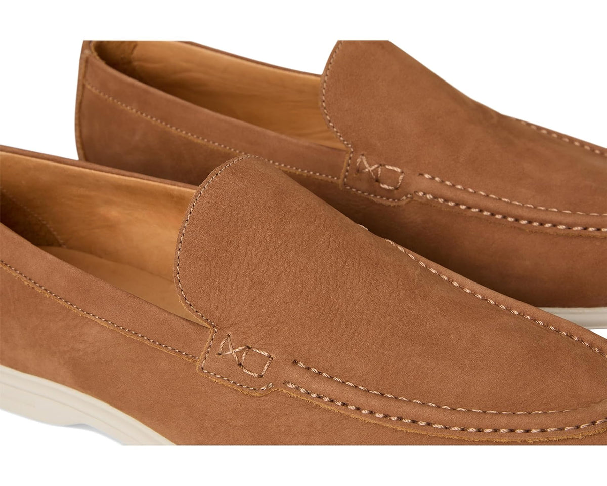 Men's Peter Millar Excursionist Nubuck Venetian Loafers Whiskey