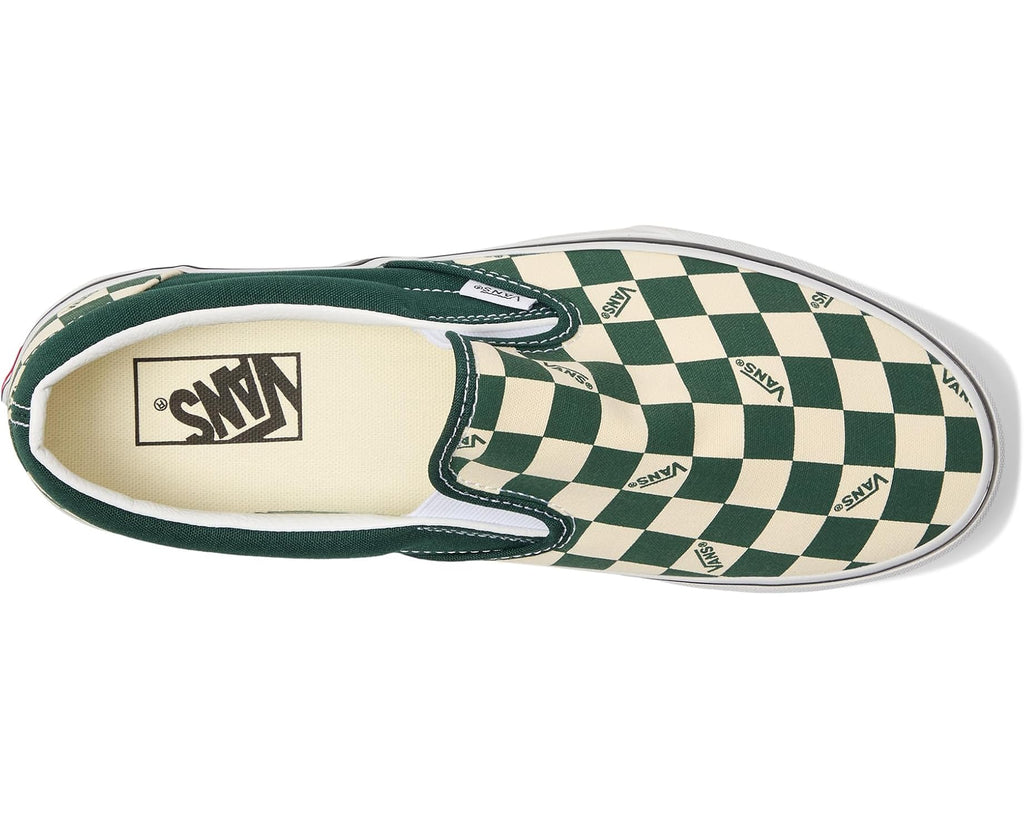 Unisex Vans Classic Slip-on Vans Check Emerald