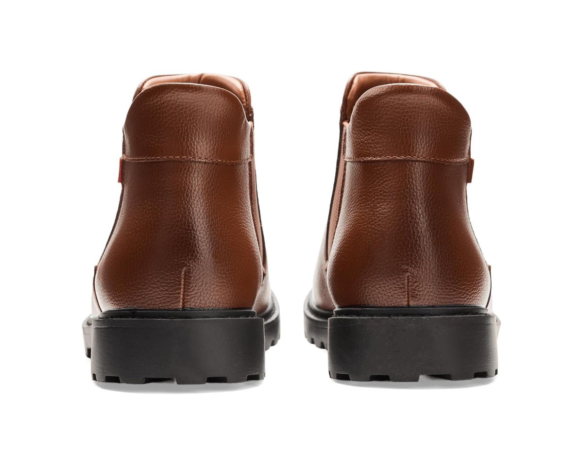 Men's Marc Joseph New York Hudson Yards 2.0 (Hands Free Technology) Cognac Faux Leather