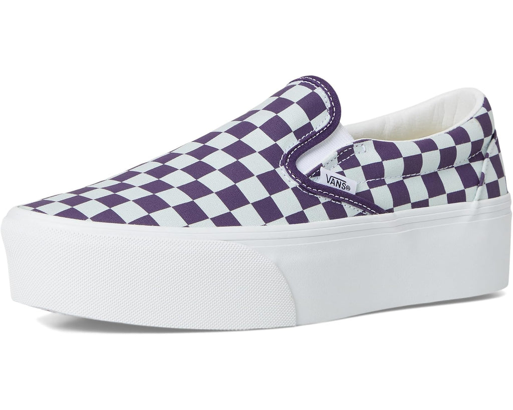 Unisex Vans Classic Slip-On Stack Form Blue Mist/Gothic Grape