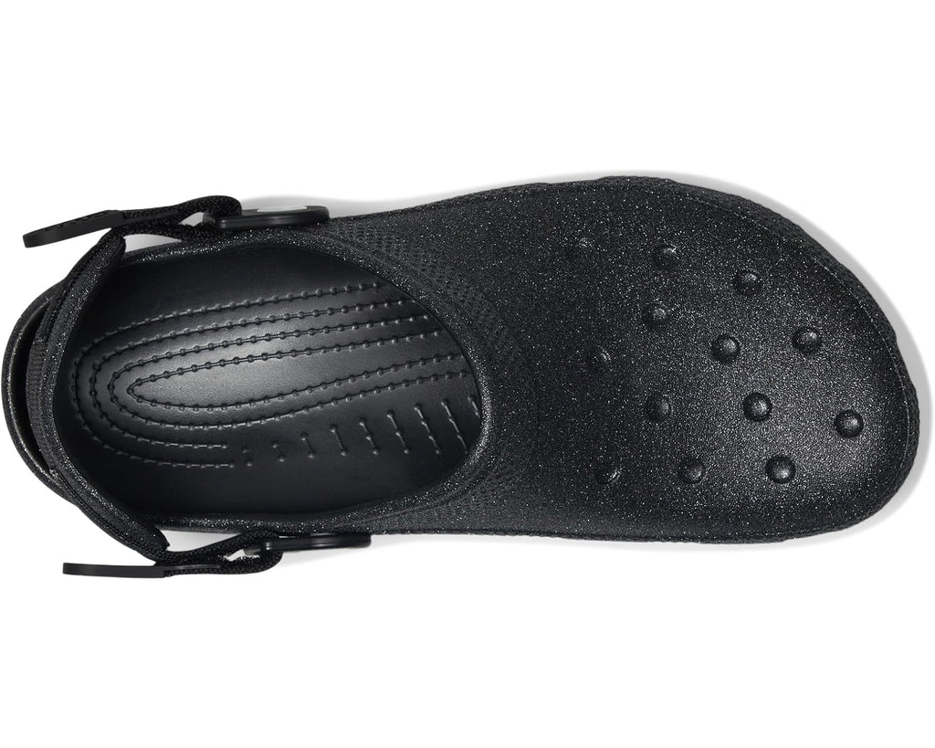 Unisex Crocs Work Classic Work Clogs Black Glitter