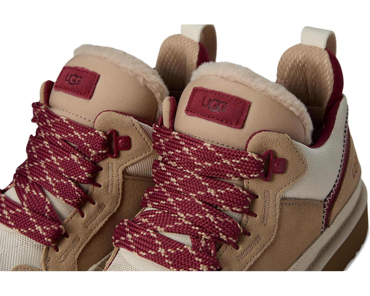 Men's UGG Lowmel Driftwood/Biking Red