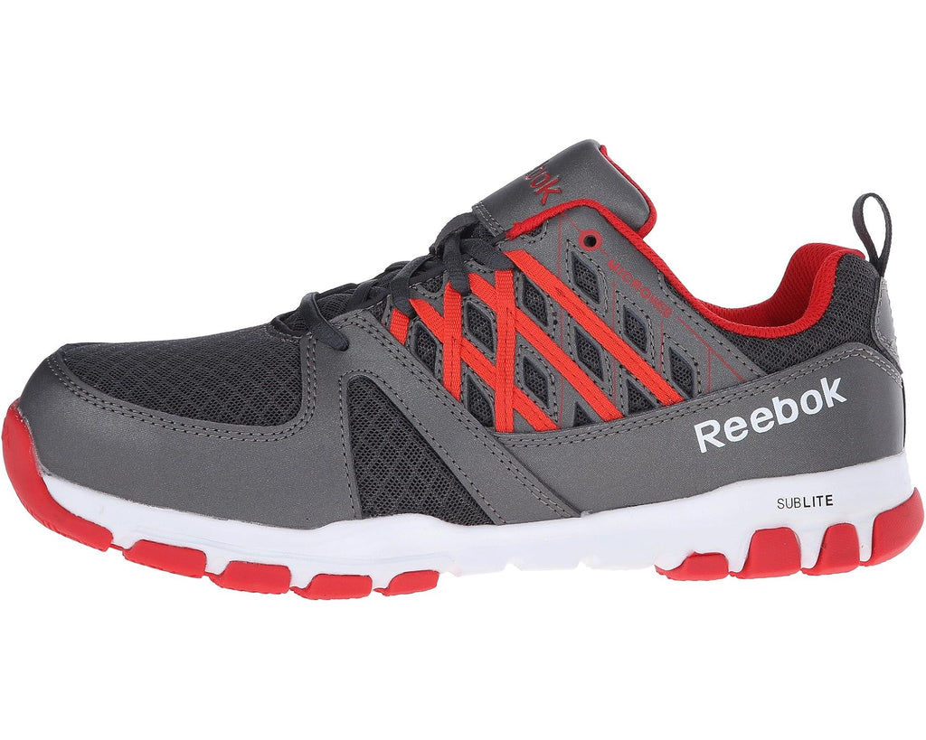 Men's Reebok Work Sublite Work Grey/Red