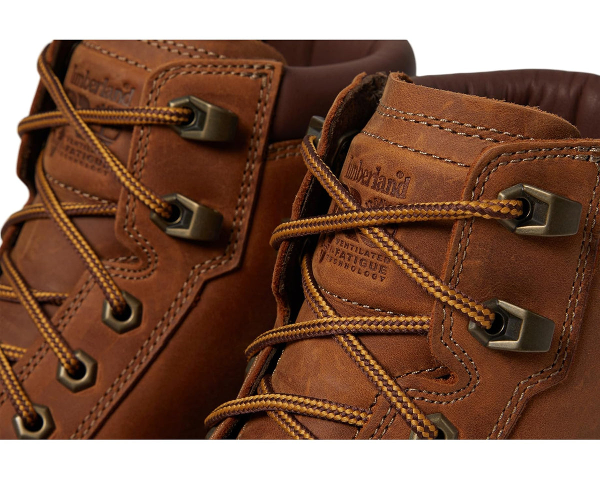 Men's Timberland PRO Whitman 6 Inch Soft Toe Waterproof Copper Brown