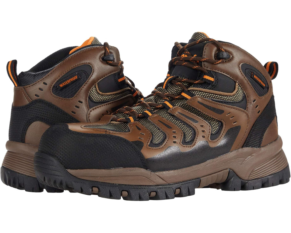 Men's Propet Sentry Worker Brown/Orange