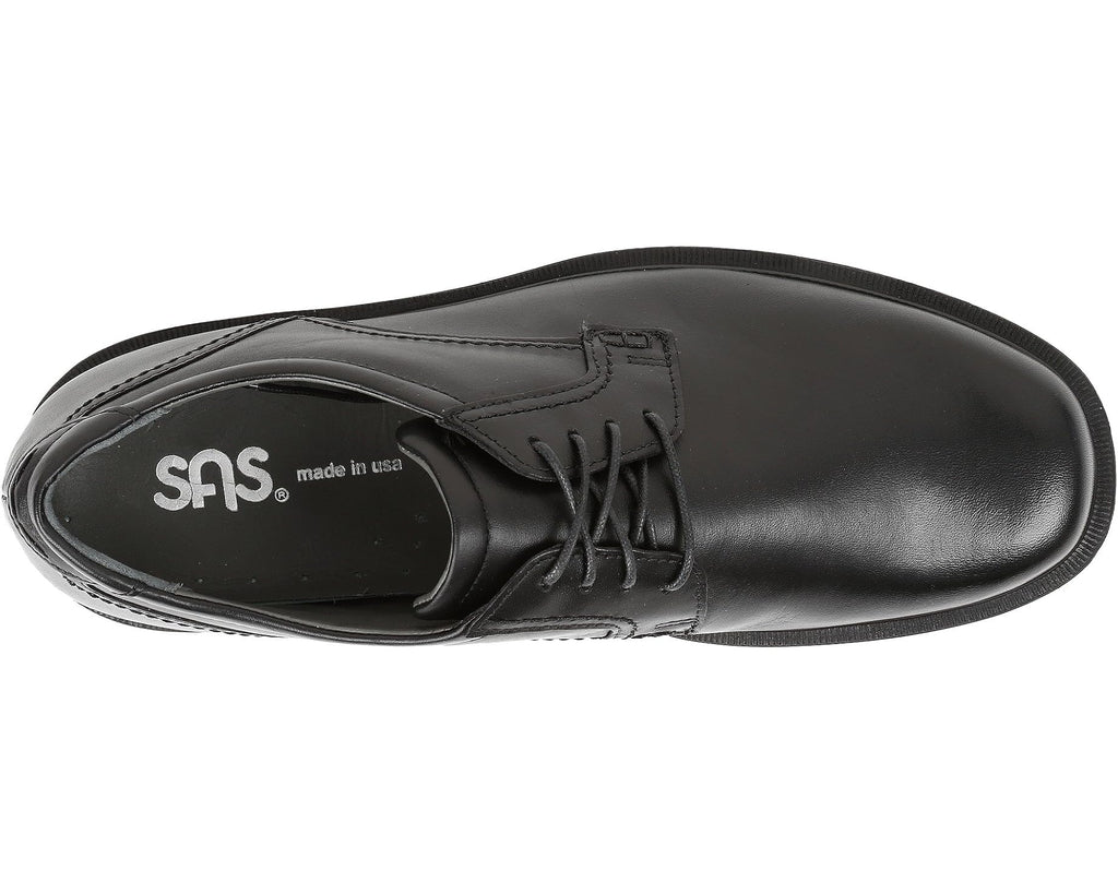 Men's SAS Ambassador Lace Up Comfort Oxford Black