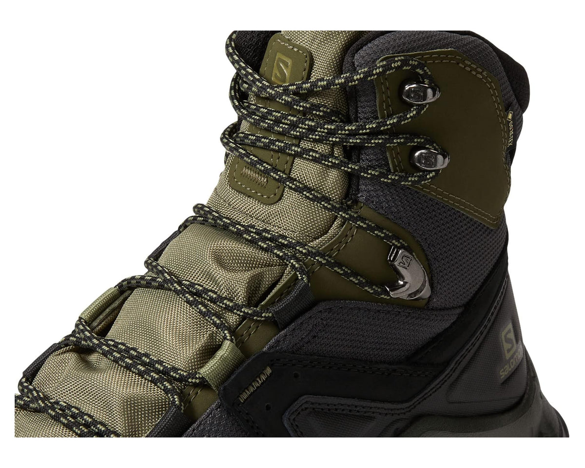 Men's Salomon Quest Element GTX Black/Deep Lichen Green/Olive Night
