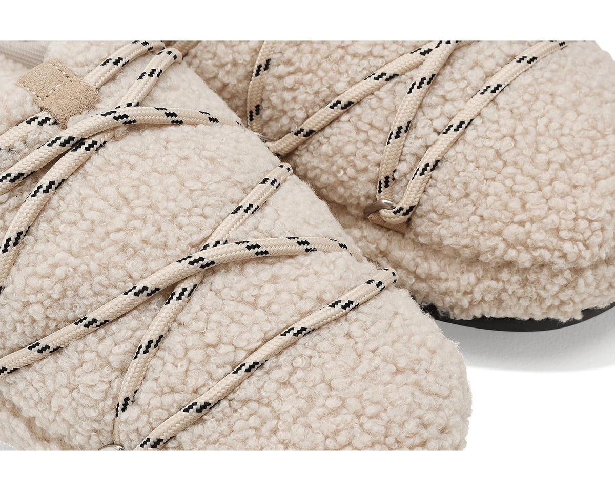 Unisex MOON BOOT Teddy Slipper Sand