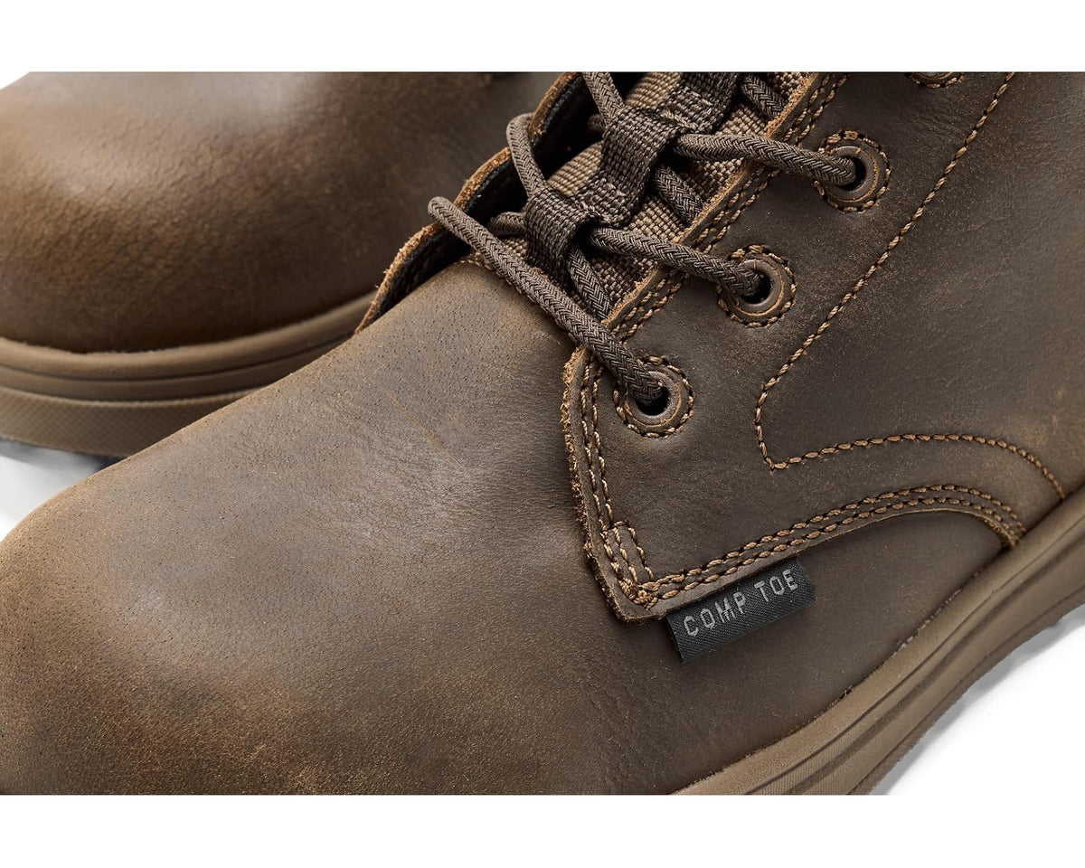 Men's SKECHERS Work Declon Comp Toe Brown