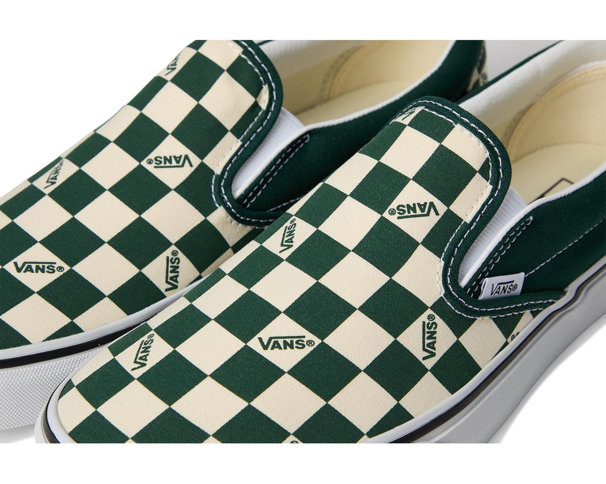 Unisex Vans Classic Slip-on Vans Check Emerald