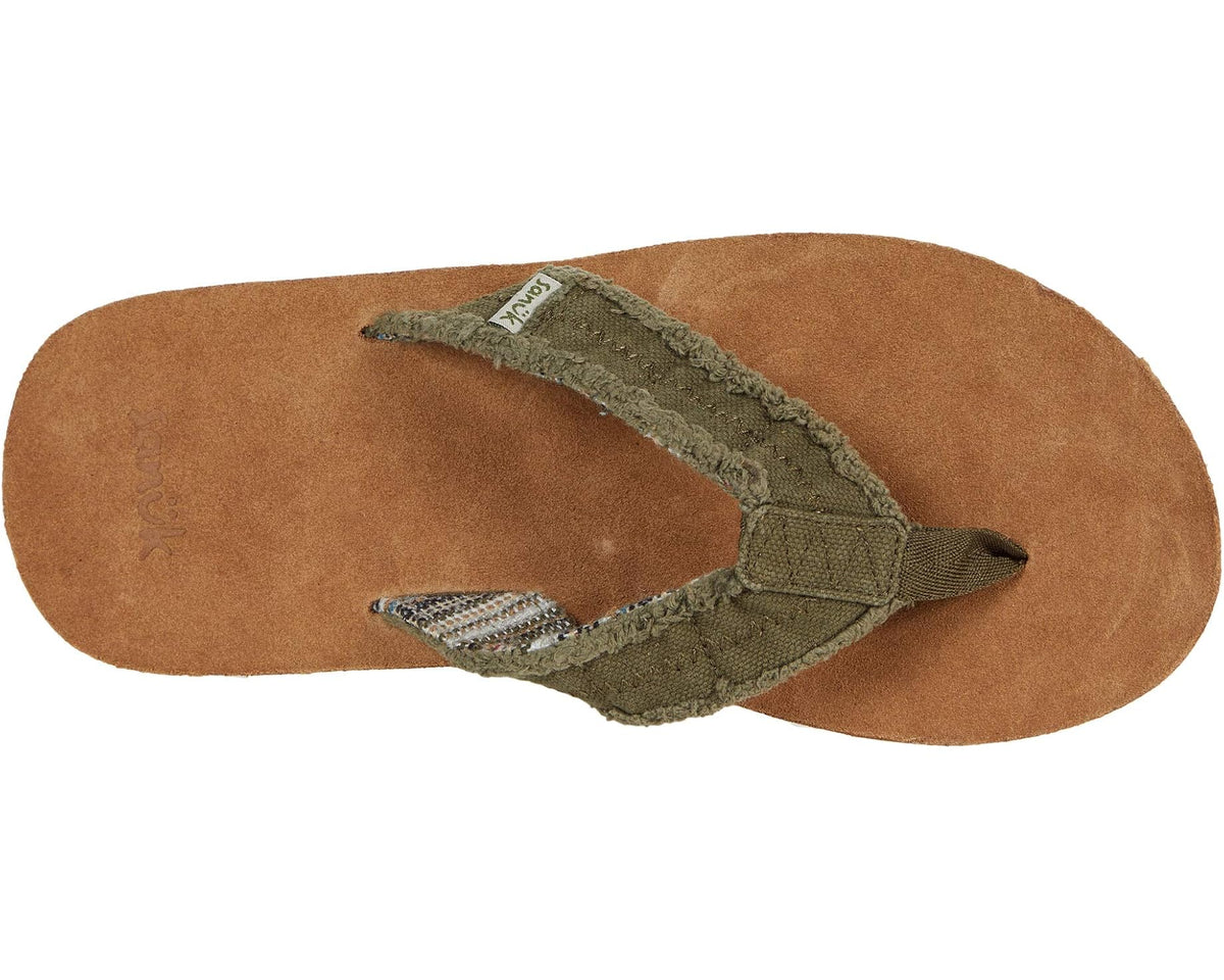 Men's Sanuk Fraid Not Soft Top Dark Olive