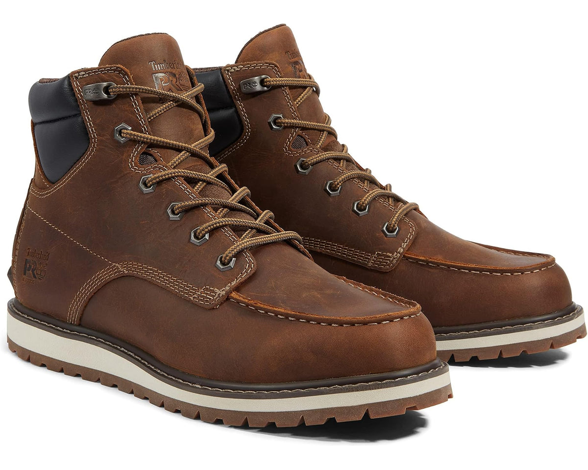 Men's Timberland PRO Irvine Wedge 6 Soft Toe Cathay Spice Brown2024 NEW