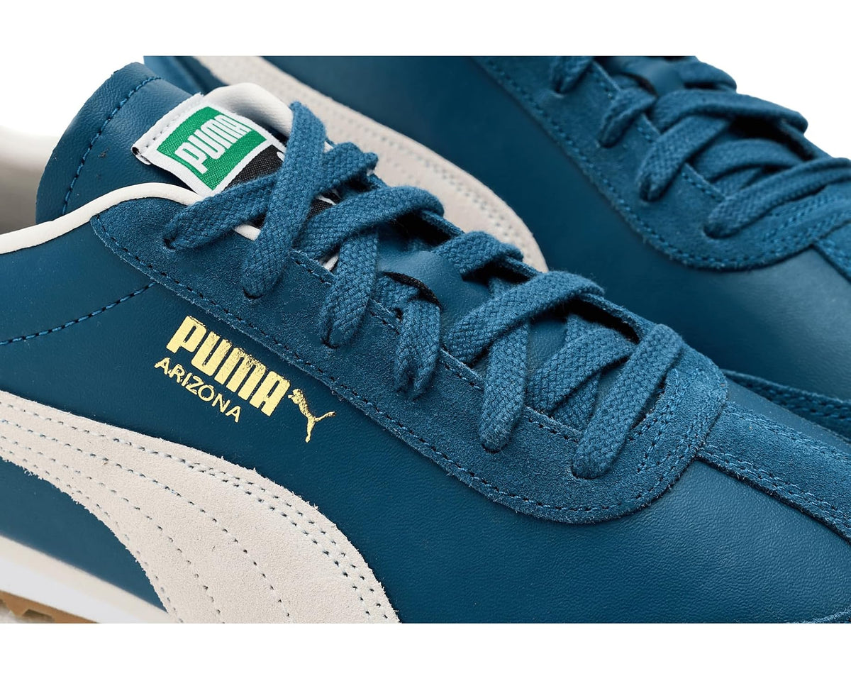 Men's PUMA Arizona Retro Shoes Persian Blue/Warm White/Gold