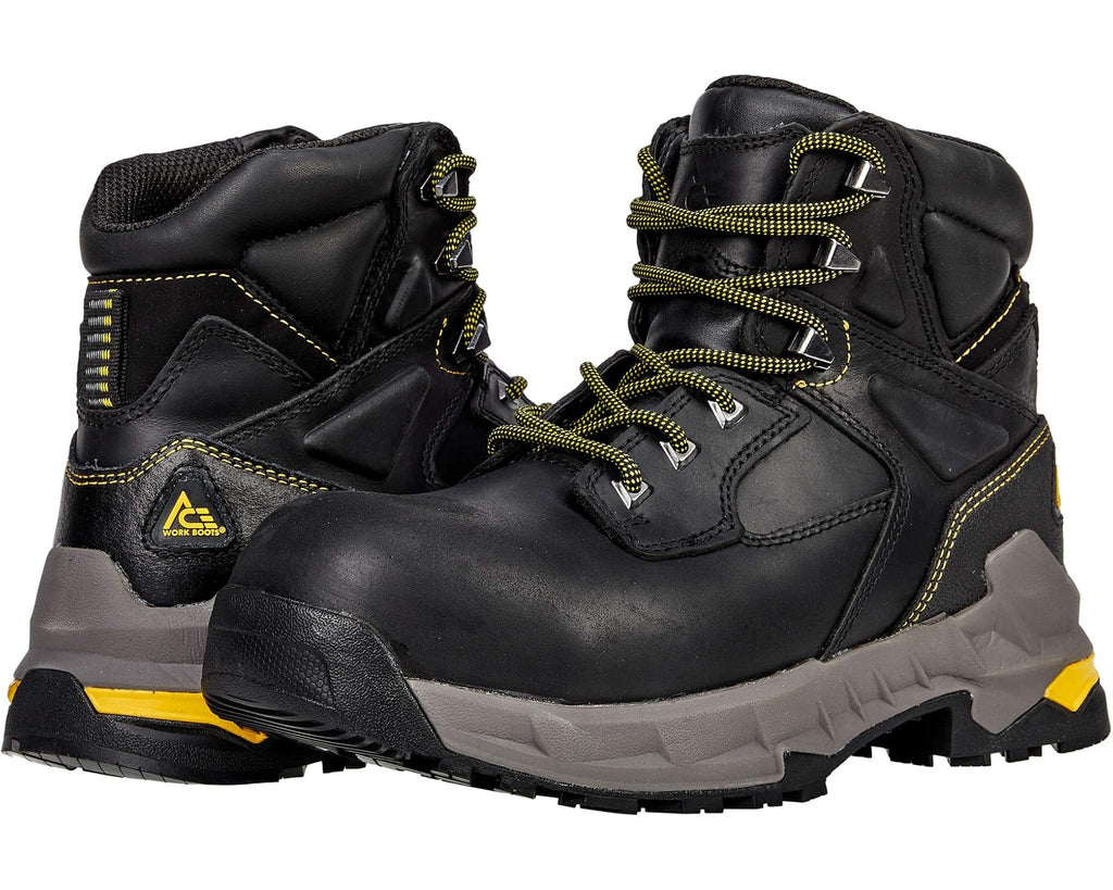 Unisex ACE Work Boots Burren Composite Toe Black
