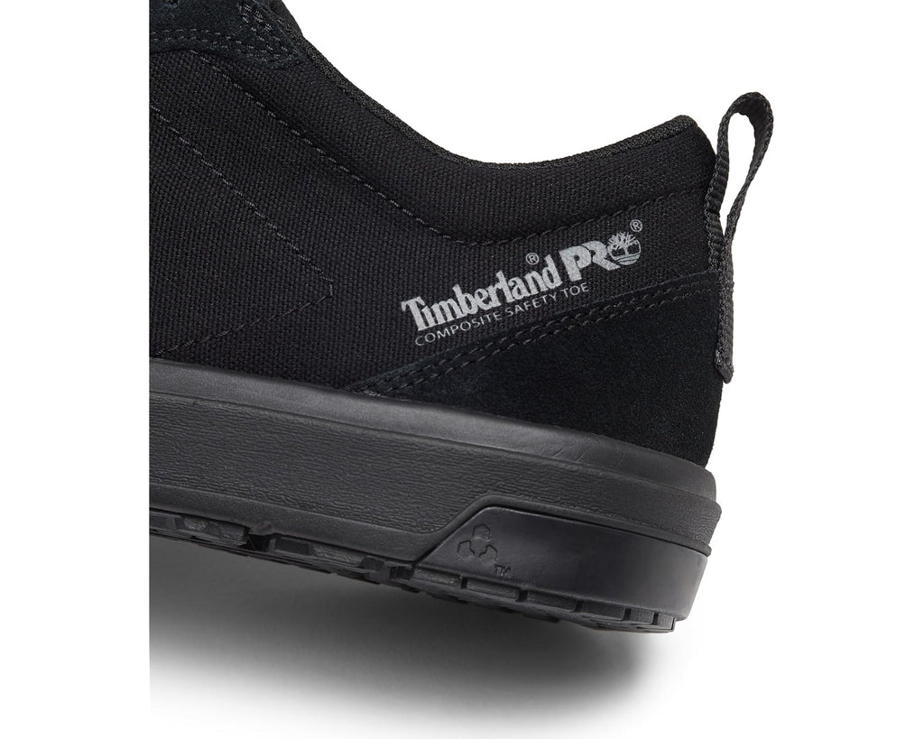 Men's Timberland PRO Berkley Oxford Composite Safety Toe Static Dissipative Black