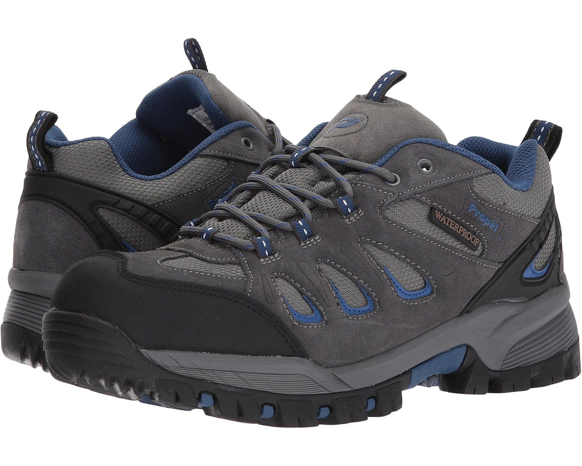 Men's Propet Ridge Walker Low Grey/Blue