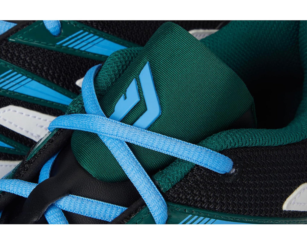 Unisex adidas Dame Certified 3 Basketball Shoes White/Collegiate Green/Blue Burst
