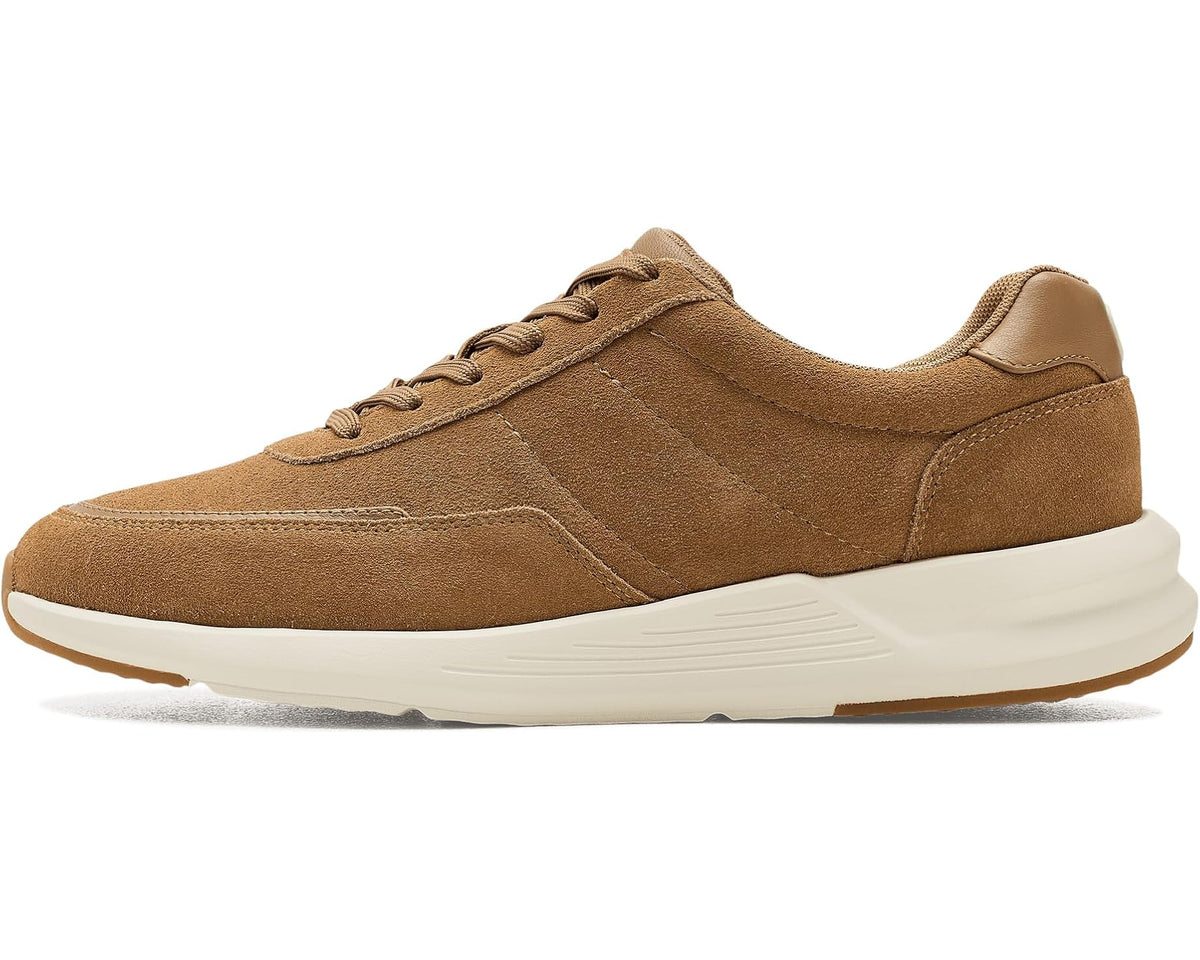 Men's Peter Millar Journeyman Suede Sneaker Dark Jute