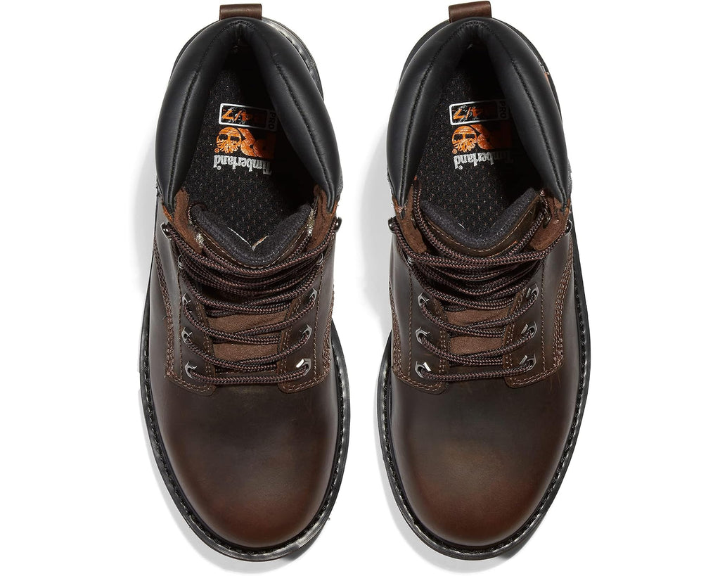 Men's Timberland PRO 6 Pit Boss Soft Toe Brown