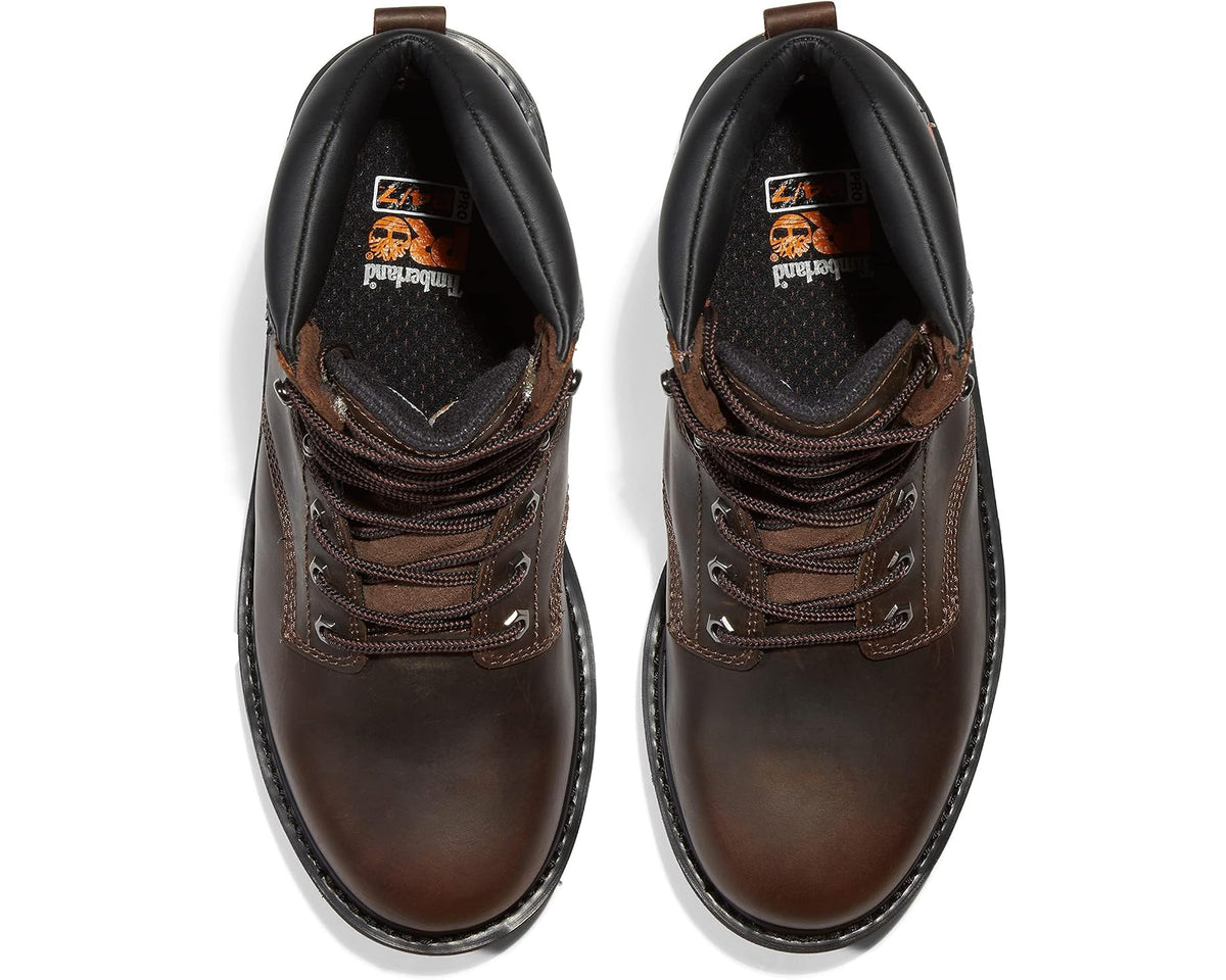 Men's Timberland PRO 6 Pit Boss Soft Toe Brown